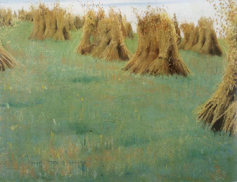 Stacked Corn, William Stott of Oldham